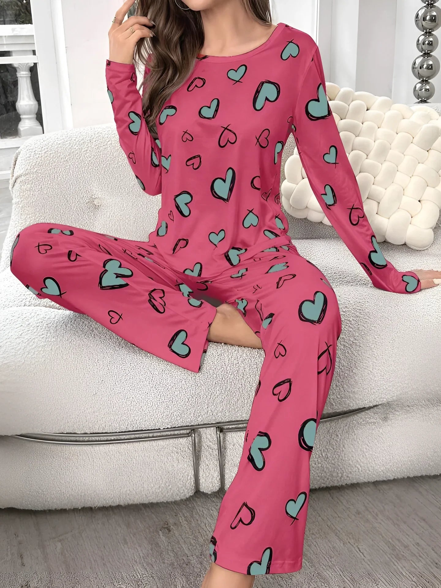 Sweetheart Cozy PJs Set